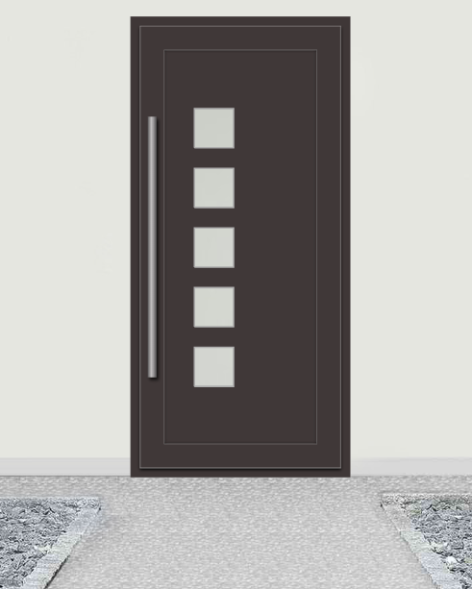 Алюмінієві панельні двері від виробника Svital Львів