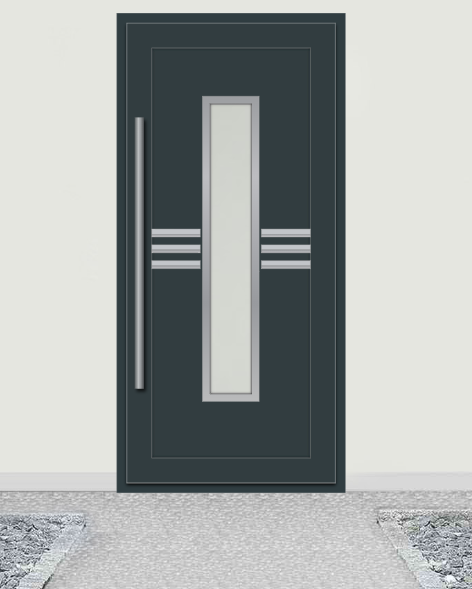 Алюмінієві панельні двері від виробника Svital Львів