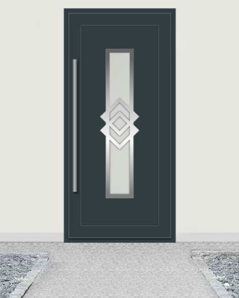 Алюмінієві панельні двері від виробника Svital Львів