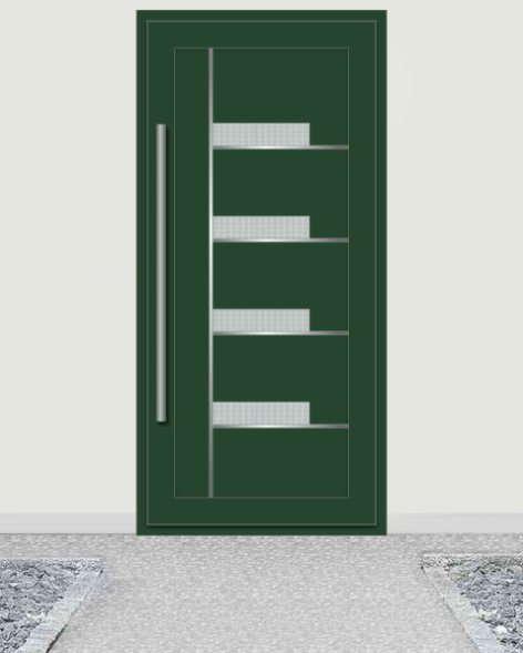 Алюмінієві панельні двері від виробника SvitAl Львів