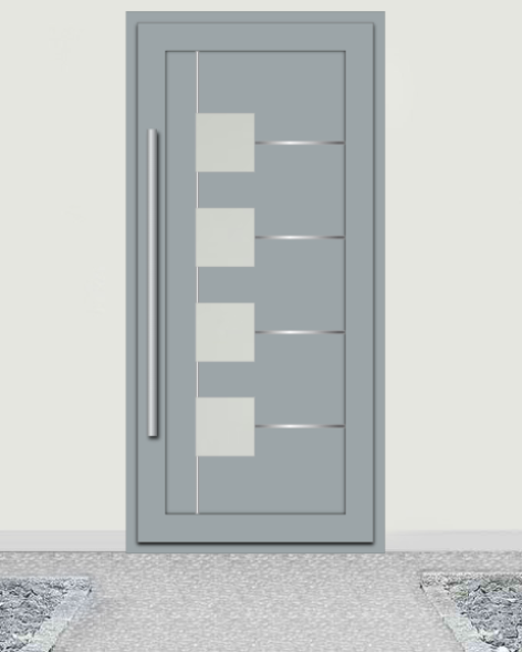 Алюмінієві панельні двері від виробника Svital Львів