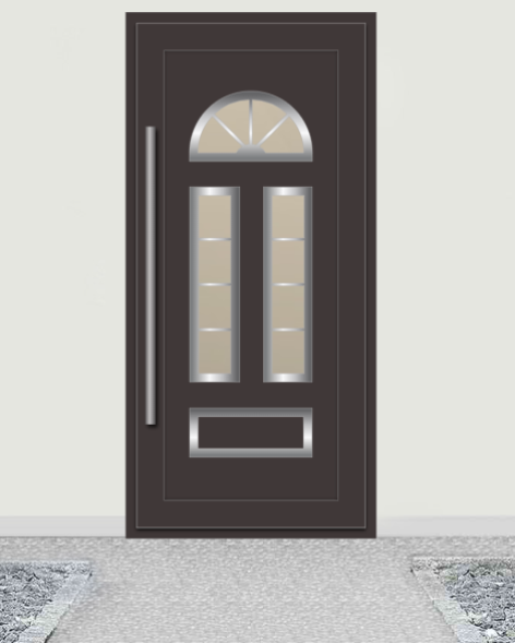 Алюмінієві панельні двері від виробника Svital Львів