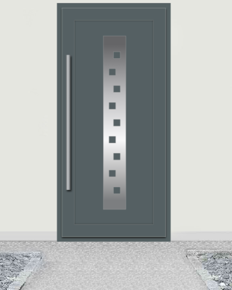 Алюмінієві панельні двері від виробника Svital Львів