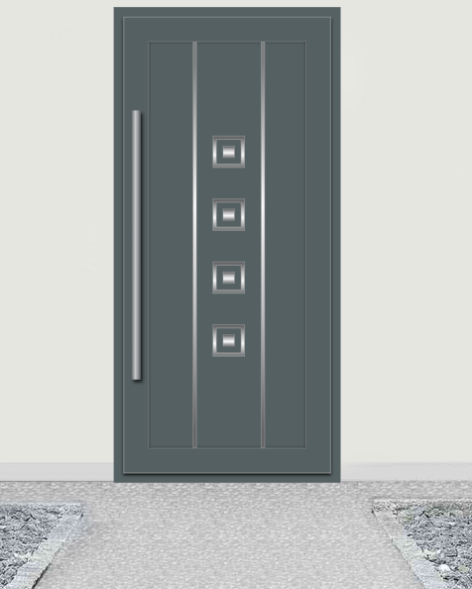 Алюмінієві панельні двері від виробника Svital Львів